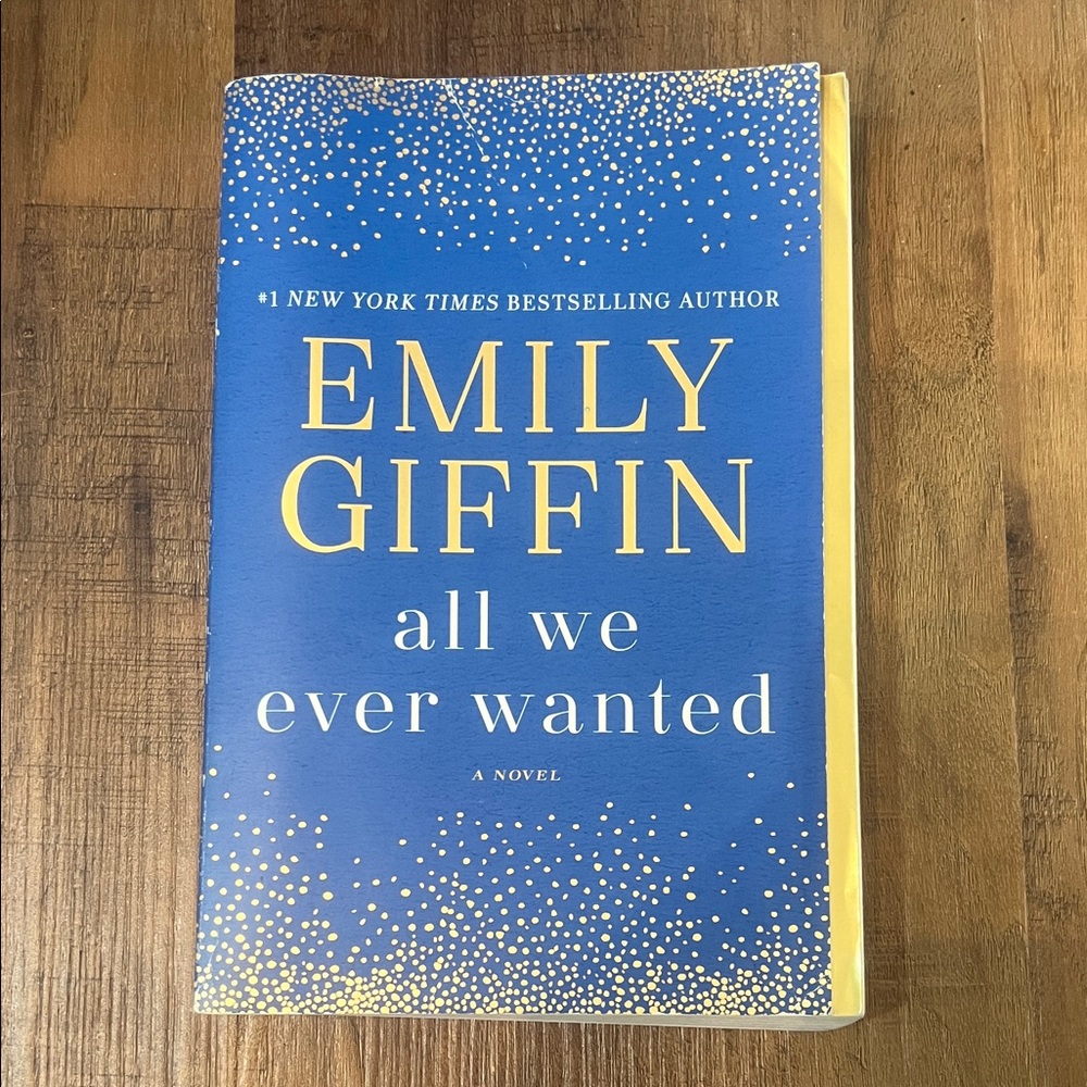 Blue and Yellow Hardcover Book